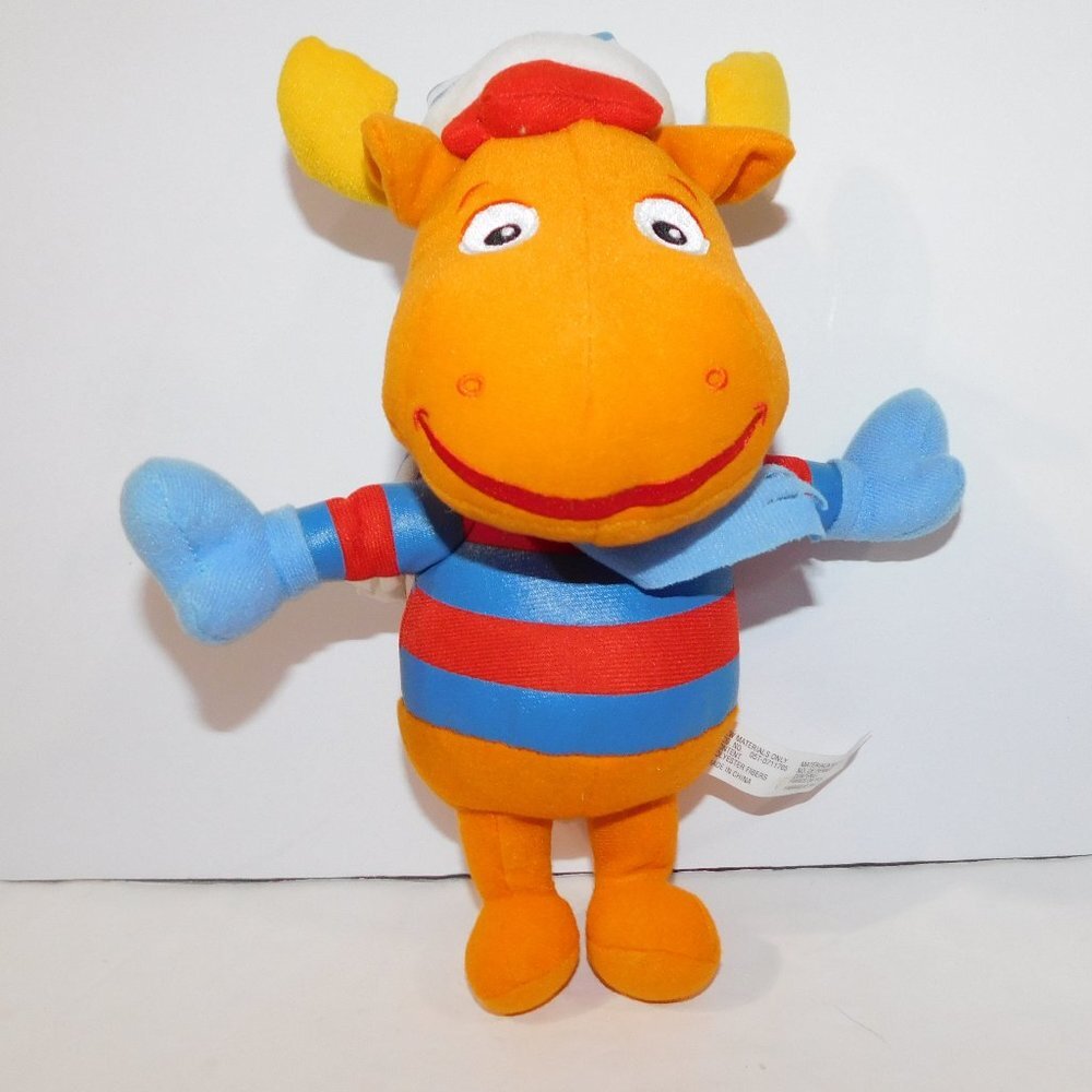 2006 Fisher Price 9" Plush Tyrone Backyardigans Plush Stuffed Toy Doll Scarf hat